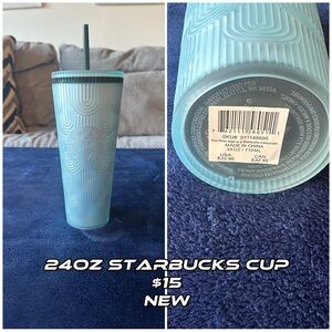 Starbucks 24oz Blue Tumbler